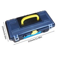 12" Plastic Tool Box size 315*155*115mm for Electric Drill Accessories Toolbox 12 Inch case Parts box Household receive a case